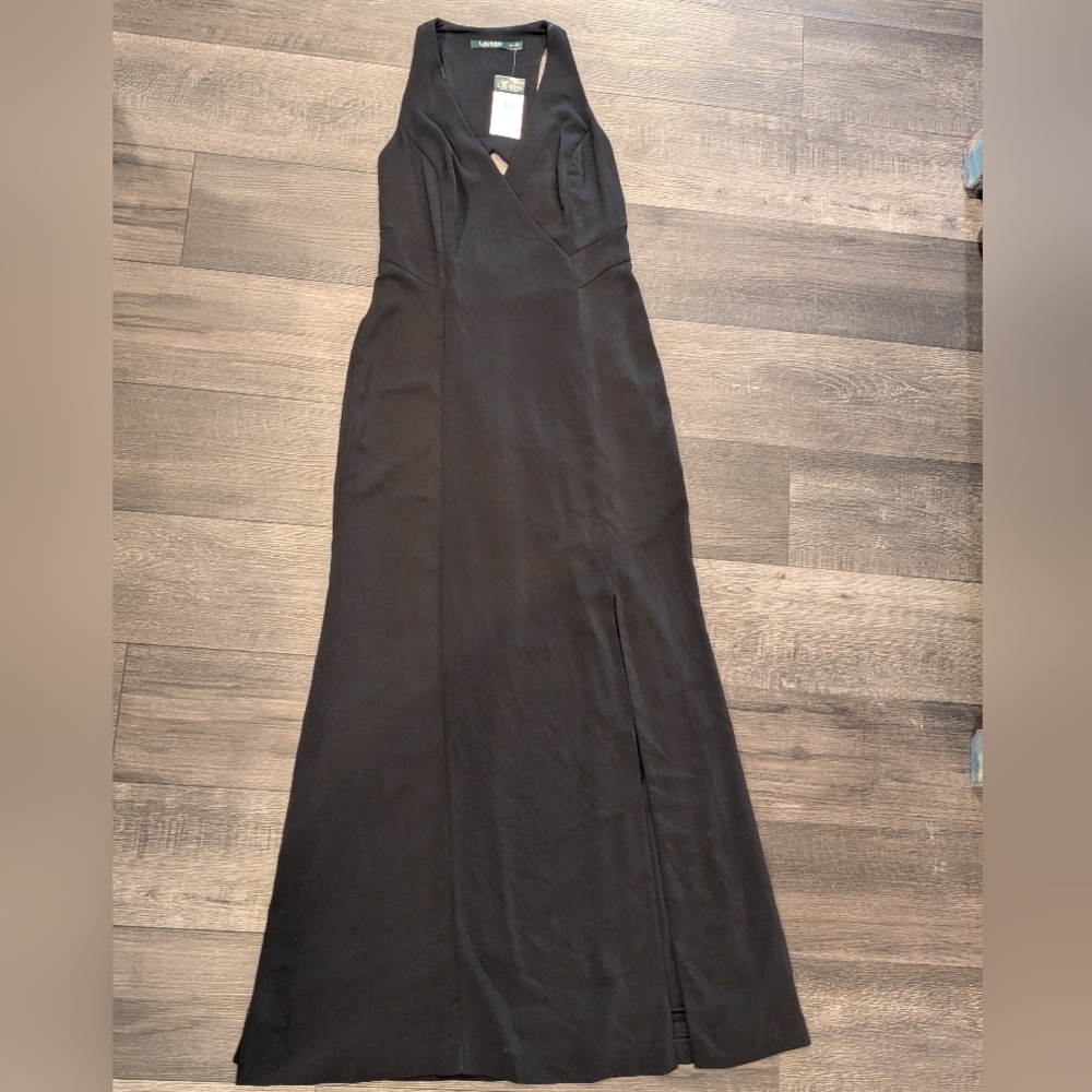 Ralph Lauren Elegant Black Maxi Dress